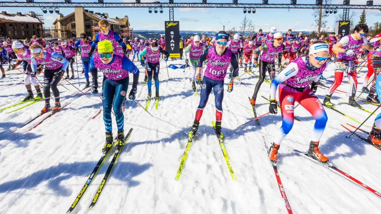 Utøvere på start i Janteloppet